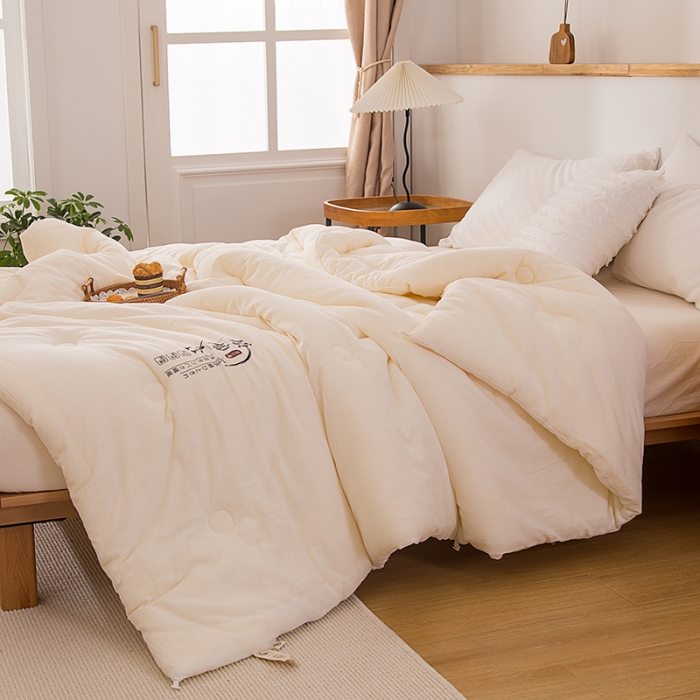 91家纺网 家纺一手货源 找家纺 总芯恋2025新款全棉A类原棉大豆纤维被芯冬被纯棉春秋被