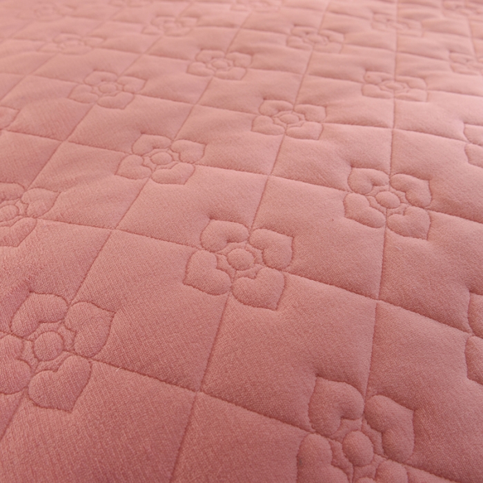 91家纺网 家纺一手货源 找家纺 甜之梦 2025新款牛奶绒夹棉纯色单被套 淡粉