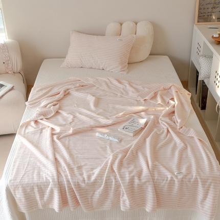 91家纺网 家纺一手货源 找家纺 （总）洋铭区 2021新款牛奶绒彩虹条毯子系列