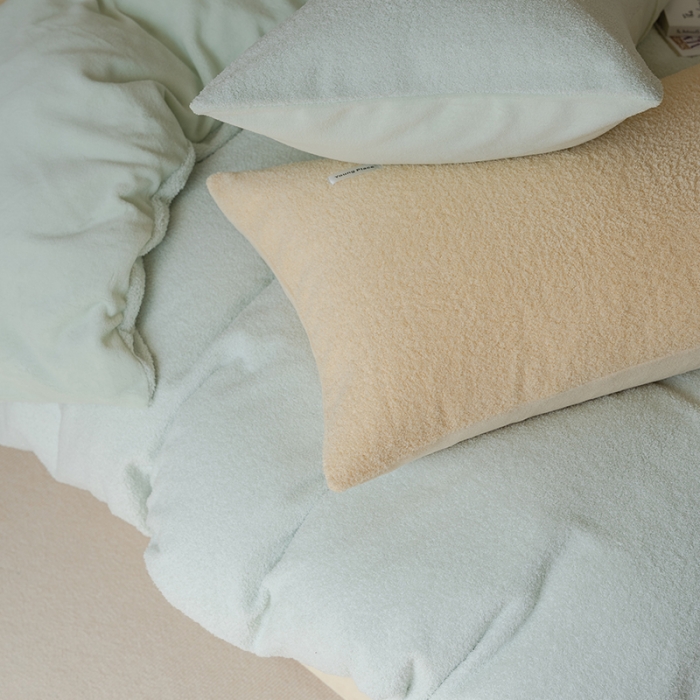 91家纺网 家纺一手货源 找家纺 洋铭区 2021新款ab版牛奶绒软糖绒四件套 山茶绿