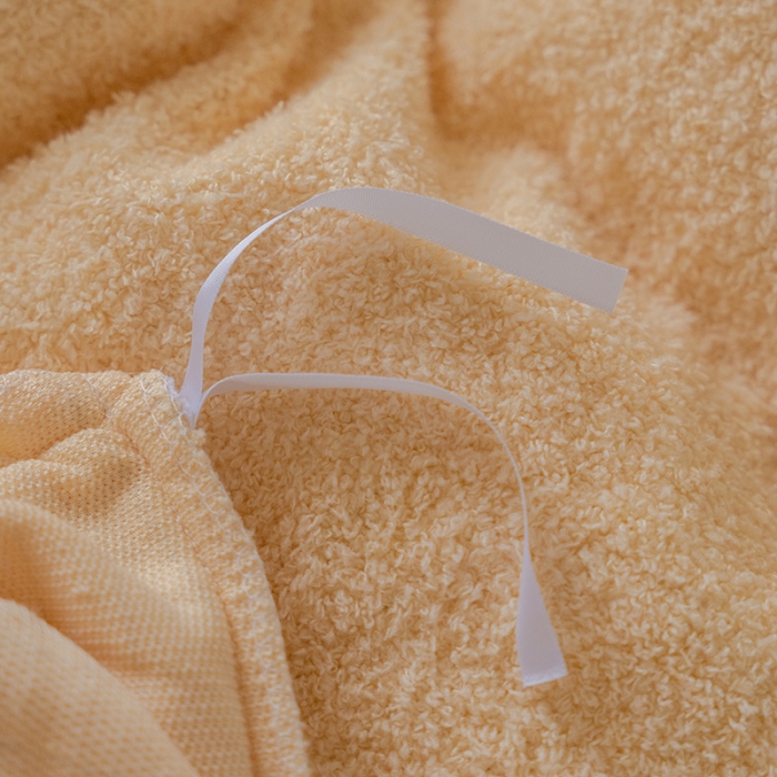 91家纺网 家纺一手货源 找家纺 洋铭区 2021新款ab版牛奶绒软糖绒四件套 夏日黄