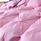 91家纺网 家纺一手货源 找家纺 蕾俪蔻 2021新款全棉柔赛丝扭花羽绒被 粉色
