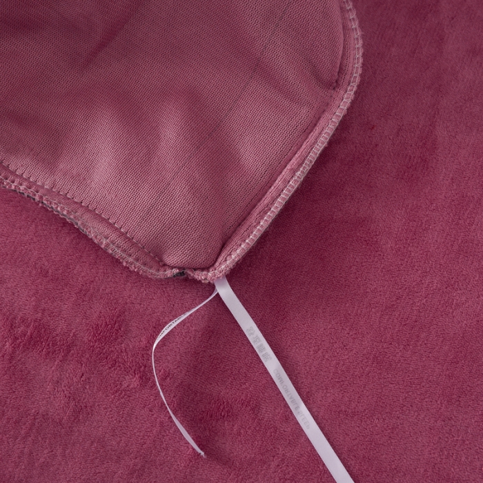 91家纺网 家纺一手货源 找家纺 简爱家纺2025款高克重牛奶绒拼角工艺四件套 H款-豆沙