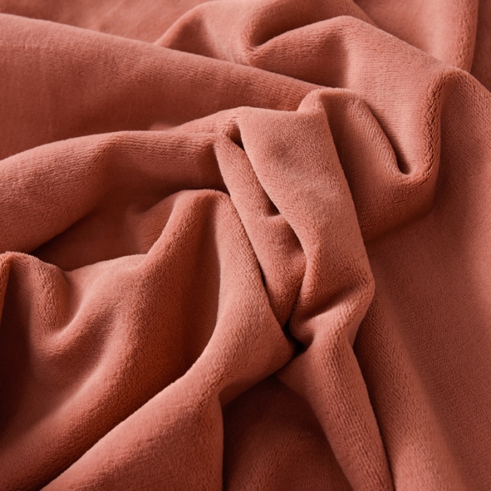 91家纺网 家纺一手货源 找家纺 简爱家纺2025款高克重牛奶绒拼角工艺四件套 H款-焦糖