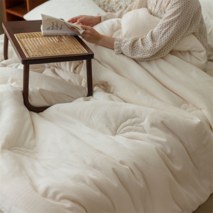 91家纺网 家纺一手货源 找家纺 （总）A类全棉不染原棉提花抗菌大豆被春秋被冬被夏被芯无印良品