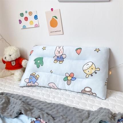 91家纺网 家纺一手货源 找家纺 总希诺2021新款豆豆枕儿童枕枕头枕芯幼儿园学生低矮枕护颈枕