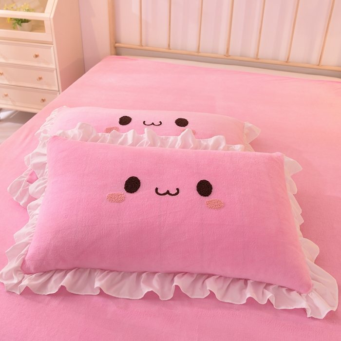 91家纺网 家纺一手货源 找家纺 （总）2021 梦之岛 新款牛奶绒毛巾绣四件套