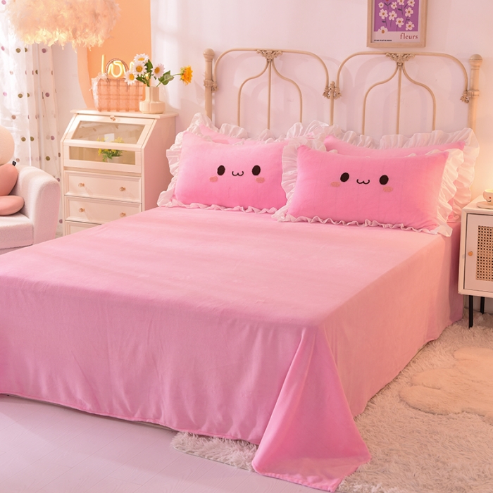 91家纺网 家纺一手货源 找家纺 （总）2021 梦之岛 新款牛奶绒毛巾绣四件套