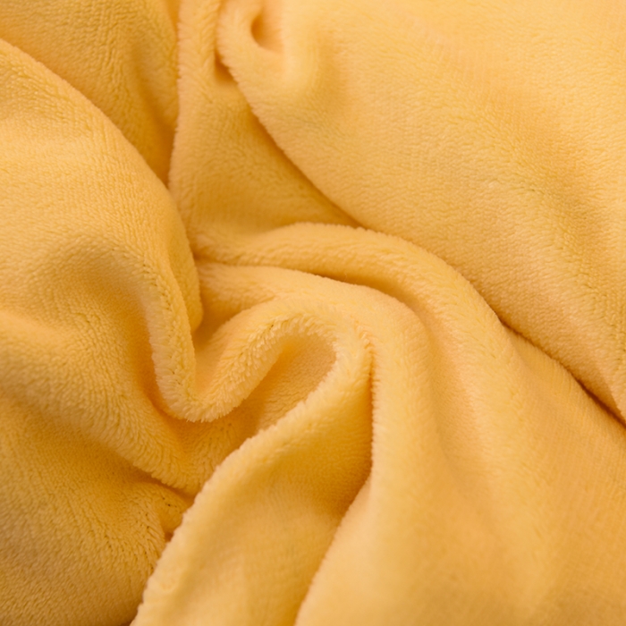 91家纺网 家纺一手货源 找家纺 2021 梦之岛 新款牛奶绒毛巾绣四件套 可爱兔-黄