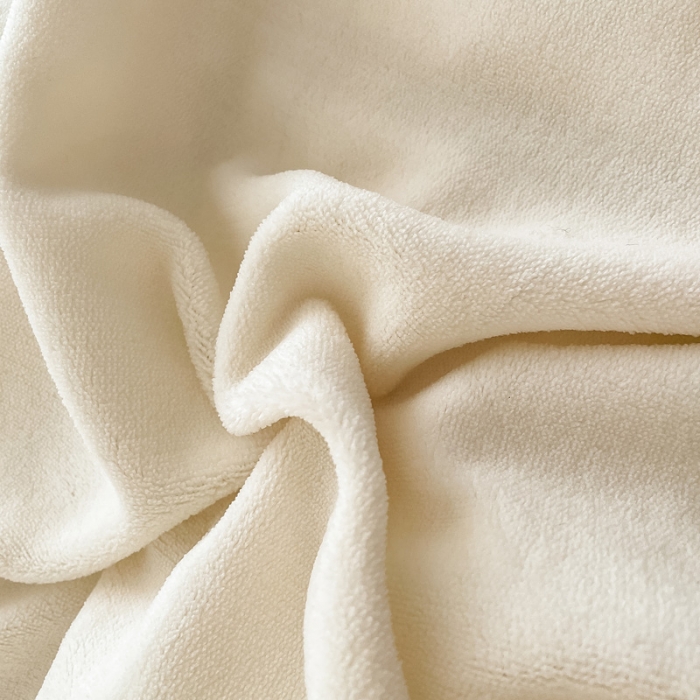 91家纺网 家纺一手货源 找家纺 绒兔兔 2021秋冬牛奶绒毛巾绣韩版床裙床单四件套 向日葵-米色