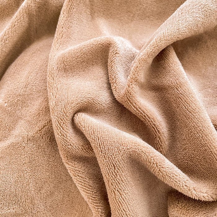 91家纺网 家纺一手货源 找家纺 绒兔兔 2021秋冬牛奶绒毛巾绣韩版床裙床单四件套 向日葵-浅咖