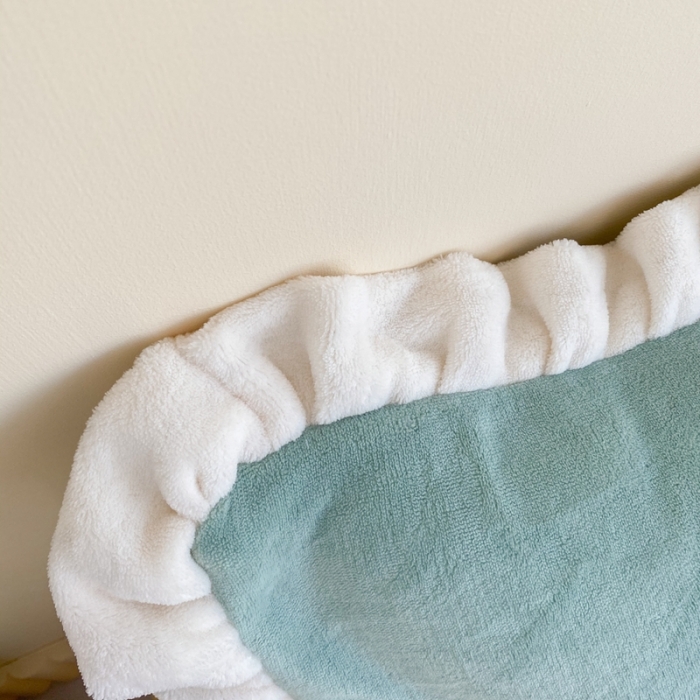 91家纺网 家纺一手货源 找家纺 金爱家 2021新款牛奶绒230g糖果色单枕套一对 糖果色-明绿