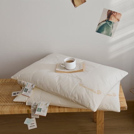 91家纺网 家纺一手货源 找家纺 高档新疆长绒棉花枕头整张天然棉花填充全棉A类护颈枕头单人低枕