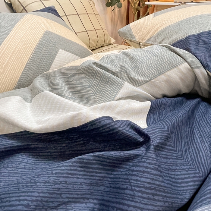 91家纺网 家纺一手货源 找家纺 芊寻家居 2024新款全棉印花13372单被套 交响曲