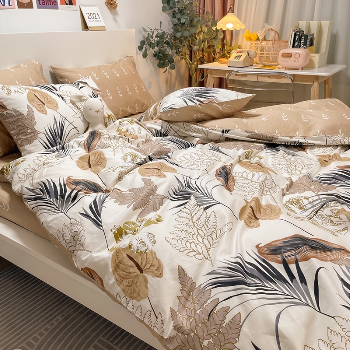 91家纺网 家纺一手货源 找家纺 芊寻家居 2024新款全棉印花13372单被套 秋硕