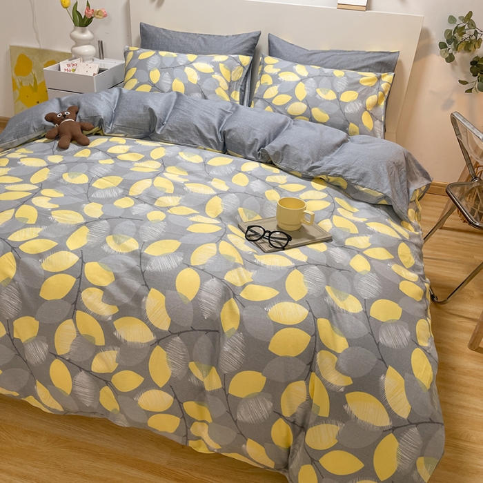 91家纺网 家纺一手货源 找家纺 芊寻家居 2024新款全棉印花13372单被套 夏恋