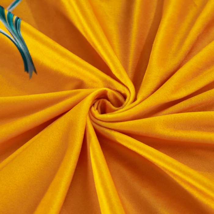 91家纺网 家纺一手货源 找家纺 ds生活馆2021新款奢系列数码印花水晶绒牛奶绒四件套 花涧里