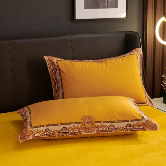 91家纺网 家纺一手货源 找家纺 ds生活馆2021新款奢系列数码印花水晶绒牛奶绒四件套 盛世王朝