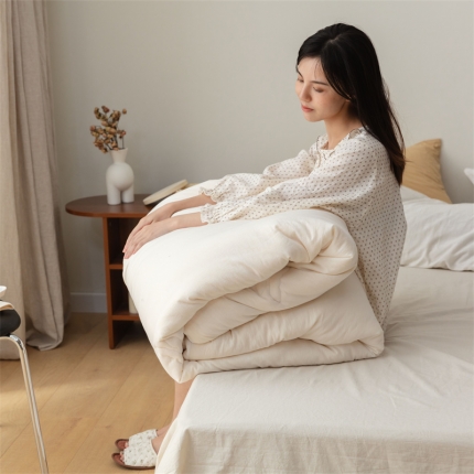 91家纺网 家纺一手货源 找家纺 （总）A类全棉不染原棉提花抗菌大豆被春秋被冬被夏被芯无印良品