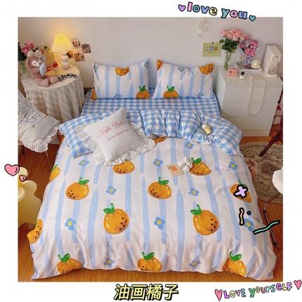 91家纺网 家纺一手货源 找家纺 （总）顾里202140支13372奶油系精梳全棉四季款四件套