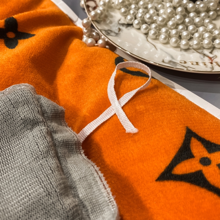 91家纺网 家纺一手货源 找家纺 米莱家纺 2021新款轻奢风加厚保暖牛奶绒四件套 简约星  桔