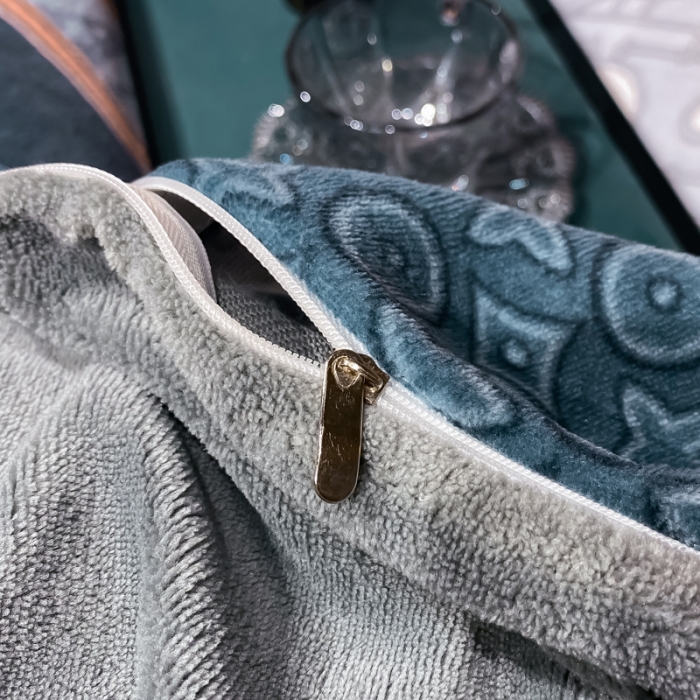 91家纺网 家纺一手货源 找家纺 米莱家纺 2021新款轻奢风加厚保暖牛奶绒四件套 墨尔本