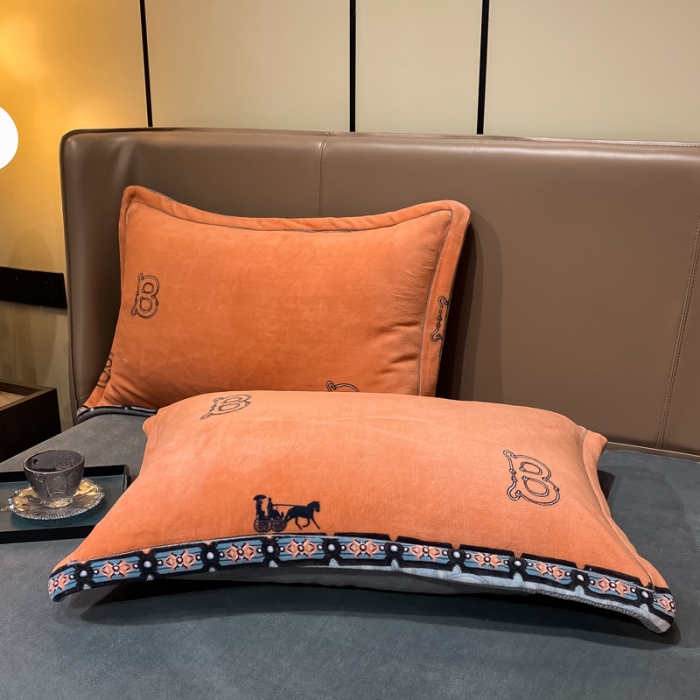 91家纺网 家纺一手货源 找家纺 米莱家纺 2021新款轻奢风加厚保暖牛奶绒四件套 墨尔本