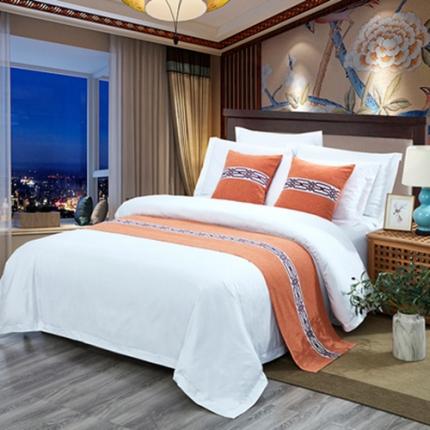 五星级酒店床上床尾床奇高档现代简约民宿宾馆床位垫欧式轻奢床盖双面9
