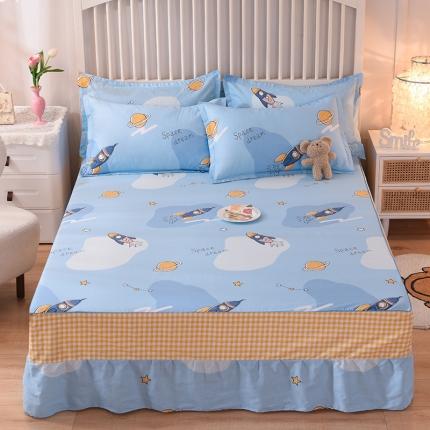 91家纺网 家纺一手货源 找家纺 （总）八十八家纺  2021新款全棉单层款单品床裙