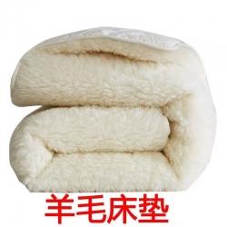 91家纺网 家纺一手货源 找家纺 （总）罗琳丝床垫 羊毛床垫,白色短毛,白色长毛,驼色短毛