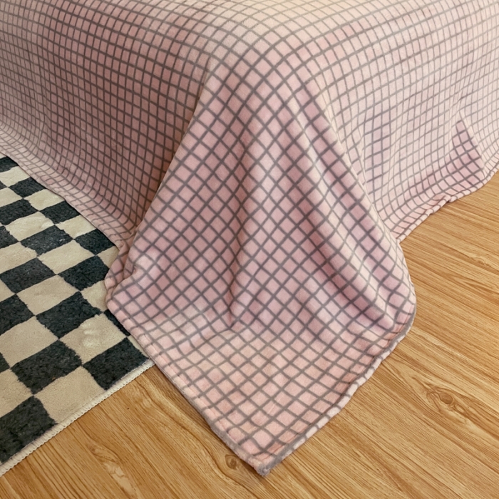 91家纺网 家纺一手货源 找家纺 （总）千朵 2021新款韩版牛奶绒保暖四件套