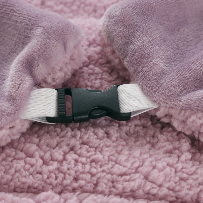 91家纺网 家纺一手货源 找家纺 暖居家纺2021新款多功能暖手护膝毯 优雅粉