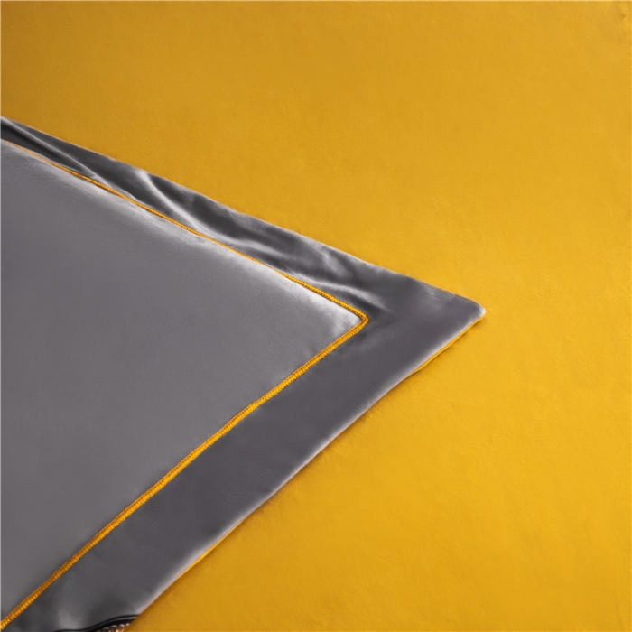 91家纺网 家纺一手货源 找家纺 青竹苑 2021新款真丝绒数码印花四件套 雅典-黄