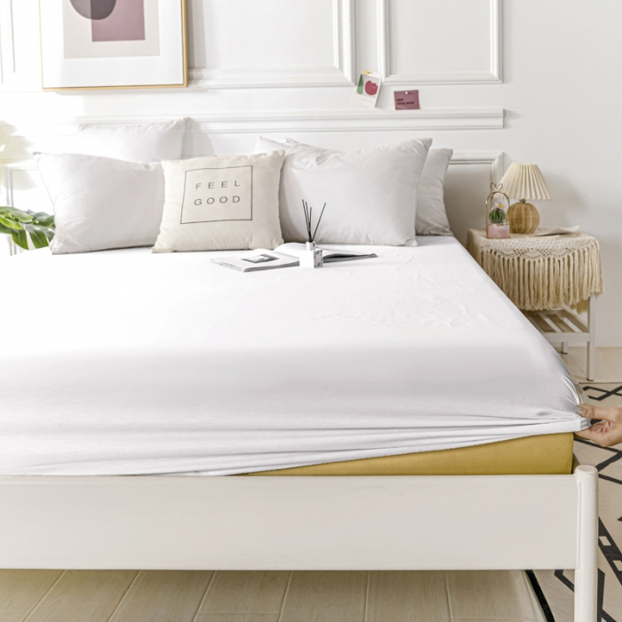 91家纺网 家纺一手货源 找家纺 总极梦40支全棉床笠三件套喷气全棉枕套支持定制