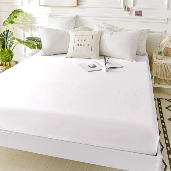 91家纺网 家纺一手货源 找家纺 总极梦40支全棉床笠三件套喷气全棉枕套支持定制