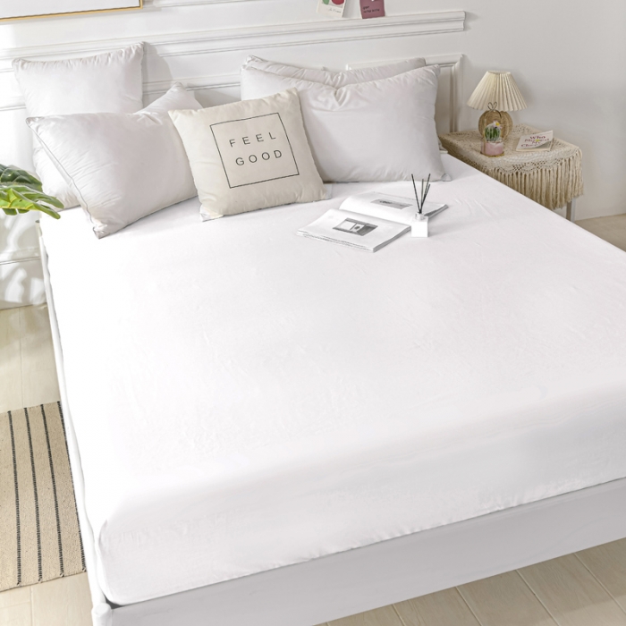 91家纺网 家纺一手货源 找家纺 总极梦40支全棉床笠三件套喷气全棉枕套支持定制