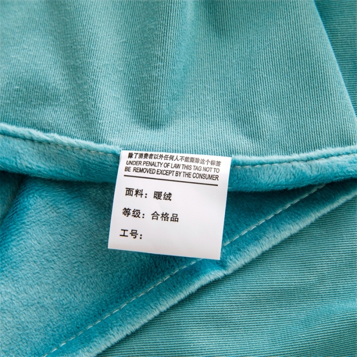 91家纺网 家纺一手货源 找家纺 鑫宇 2022新款棉加绒学生三件套 浮华之城-绿