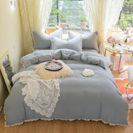 91家纺网 家纺一手货源 找家纺 （总）千朵 2021年新款直播爆款全棉水洗棉四件套