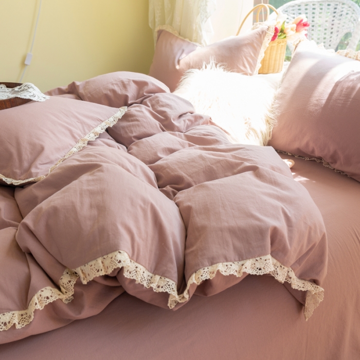 91家纺网 家纺一手货源 找家纺 （总）千朵 2021年新款直播爆款全棉水洗棉四件套