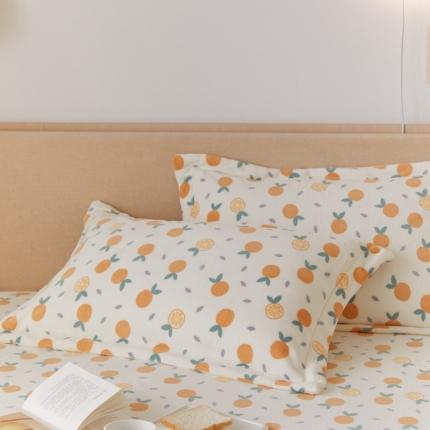 91家纺网 家纺一手货源 找家纺 （总）时光里 2021新款230克牛奶绒印花枕套