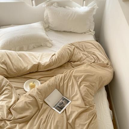 91家纺网 家纺一手货源 找家纺 （总）例外Home2023新款天鹅绒四件套系列-被套