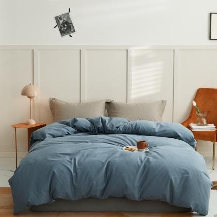 91家纺网 家纺一手货源 找家纺 2021新款磨毛单品系列 南非蓝