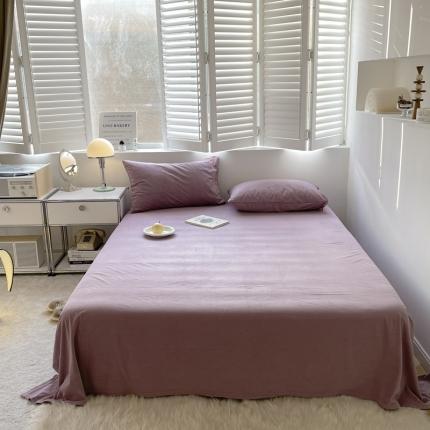 91家纺网 家纺一手货源 找家纺 （总）例外Home2023新款天鹅绒四件套系列-床单