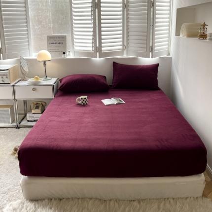 91家纺网 家纺一手货源 找家纺 （总）例外Home2023新款天鹅绒四件套系列-床笠