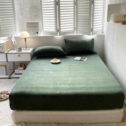 91家纺网 家纺一手货源 找家纺 （总）例外Home2023新款天鹅绒四件套系列-床笠