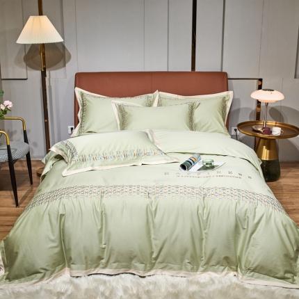 91家纺网 家纺一手货源 找家纺 （总）星尚 2021新款秋冬100支长绒棉四件套-欧尔