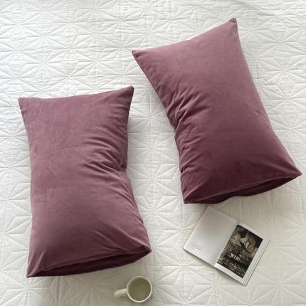 91家纺网 家纺一手货源 找家纺 （总）例外Home2023新款天鹅绒四件套系列-枕套