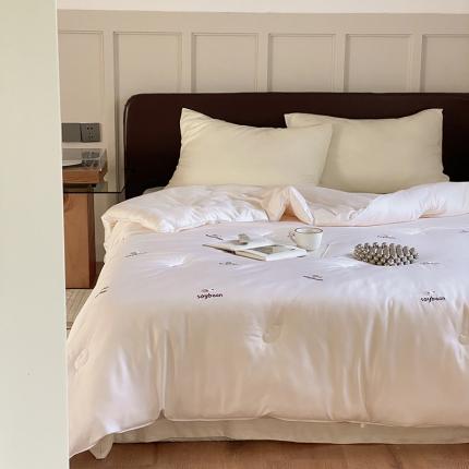 91家纺网 家纺一手货源 找家纺 （总）本希 2021新款草本高品50%绣花大豆被芯