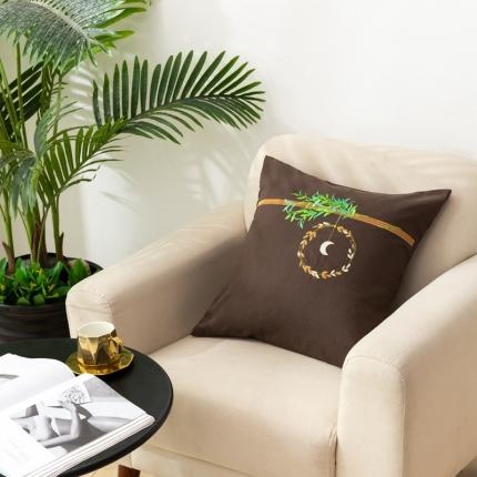 91家纺网 家纺一手货源 找家纺 （总）萌宝老粗布毛绒玩具 2025极简轻奢风棉麻绣花抱枕