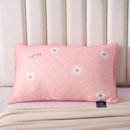 91家纺网 家纺一手货源 找家纺 皇冠之家 2022新款乳胶功能枕48*74cm一只 小雏菊粉